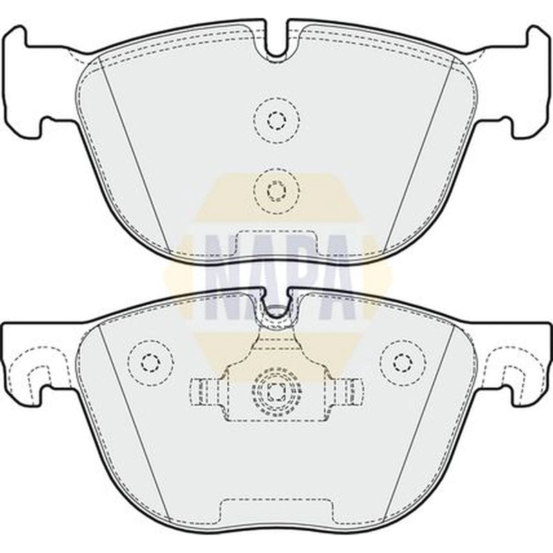 NAPA Front Brake Pad Set fits BMW X4 2015-2018