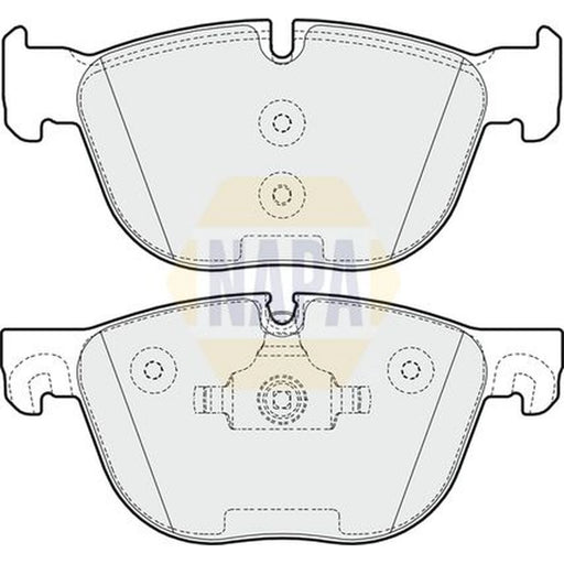 NAPA Front Brake Pad Set NBP1346