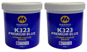 2x Morris K323 Blue Grease Tub 500g Premium Lithium Calcium High Pressure - image 1