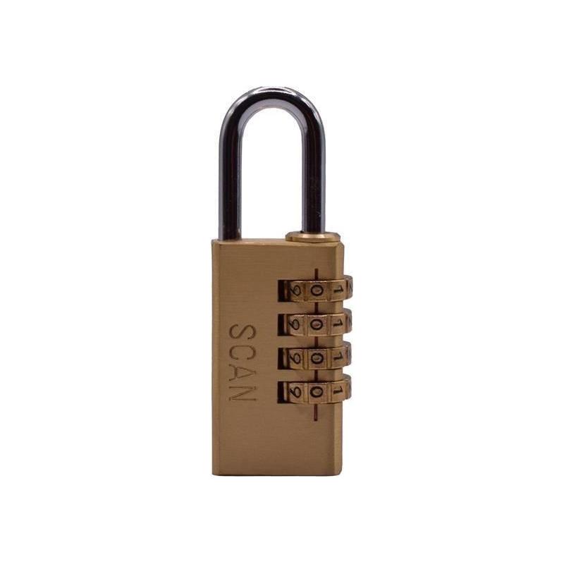 Scan Brass Combination Padlock 28mm Scan - NN4 Online