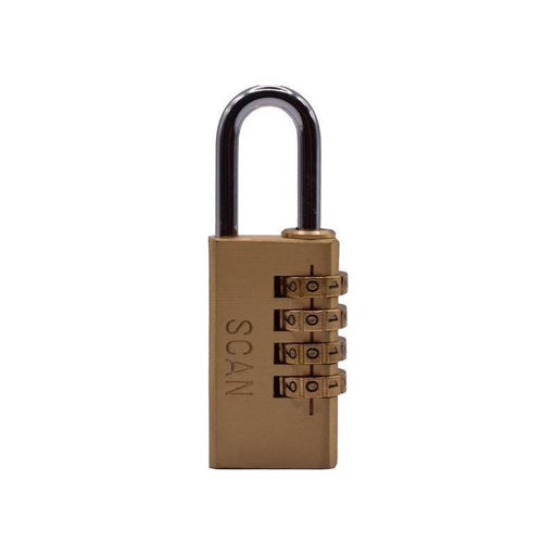 Scan Brass Combination Padlock 28mm Scan - NN4 Online