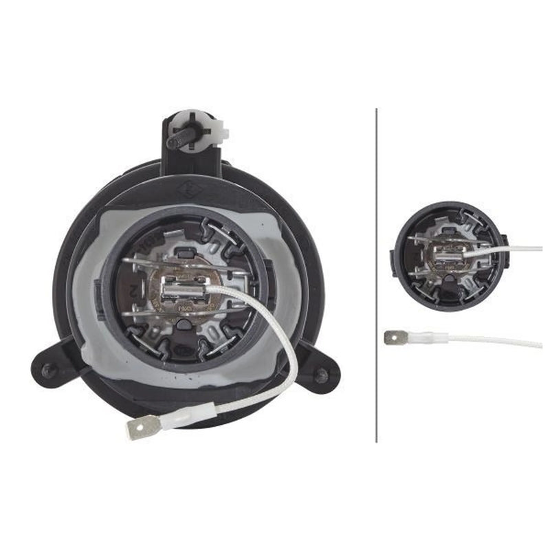Hella Front Right Fog Light H3 fits Renault Twingo I 1993-2007 1.2