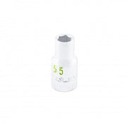 Carlyle Tools 1/4 Drive 5.5mm 6 Point Chrome Socket - image 1