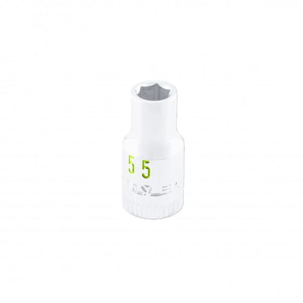 Carlyle Tools 1/4 Drive 5.5mm 6 Point Chrome Socket - image 1