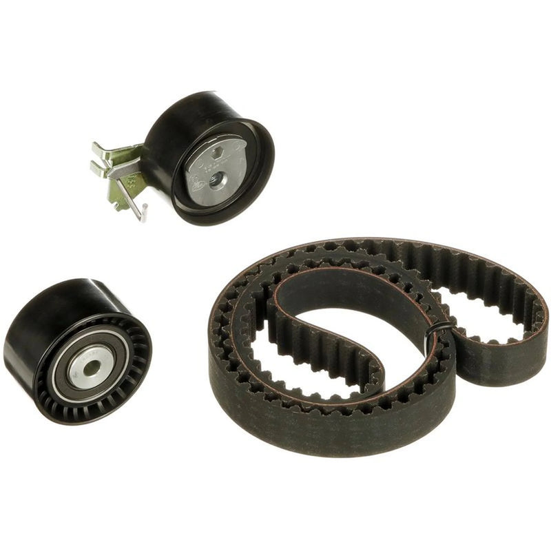 Gates Timing Belt Kit with Rollers fits Citroën C2 2005-2009 1.4