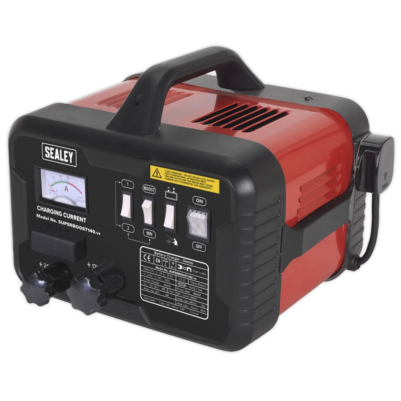 Sealey SUPERBOOST140 Starter/Charger 140/21Amp 12V 230V Sealey  - Dynamic Drive
