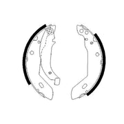 Bosch Brake Shoe Set Axle Kit 0 986 487 533