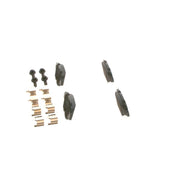 Bosch Front & Rear Pads fits Fiat Stilo 2001-2006 1.2 1.4 1.6