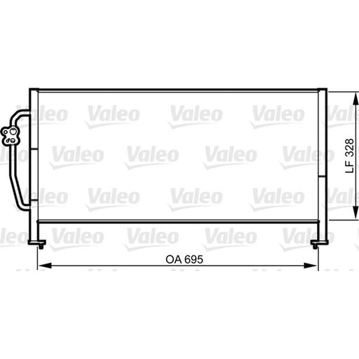 Valeo Air Conditioning Condenser 814306