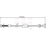 Apec Handbrake Cable Front fits Ford Courier Box Body/Mpv 1996-2003 1.3 1.8
