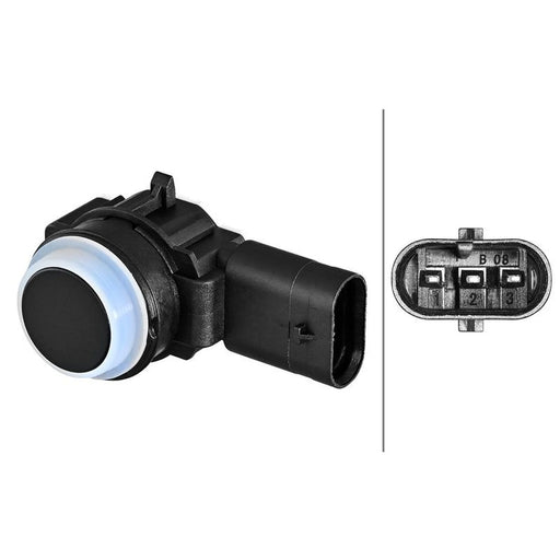 Hella Parking Sensor (PDC) Front fits Mercedes-Benz A-Class 2012-2018