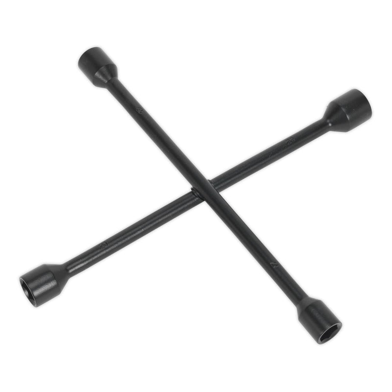 Sealey 4-Way Wheel Brace 17, 19, 21, 22mm AK2090 Sealey - NN4 Online 