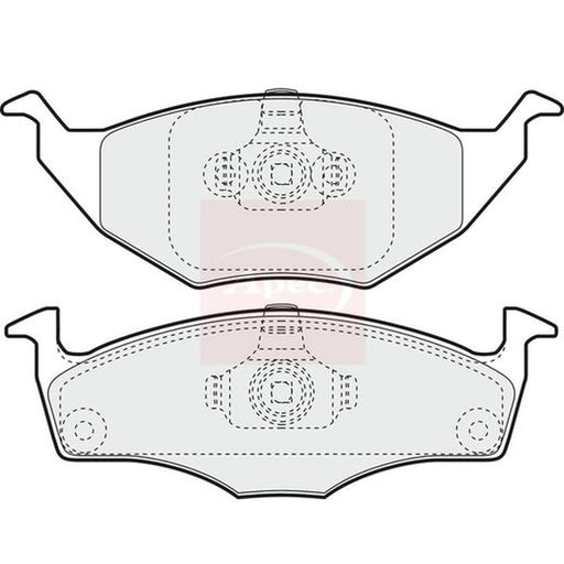 Apec Front Brake Pad Set PAD1379