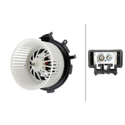Hella Heater Blower Fan Front fits Mercedes-Benz Sprinter 3,5-T 2006-2018