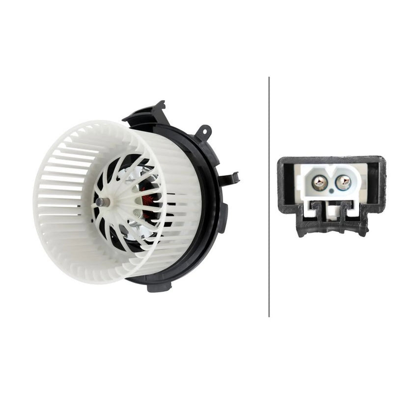 Hella Heater Blower Fan Front fits Mercedes-Benz Sprinter 3,5-T 2006-2018