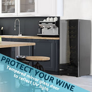 Baridi 36 Bottle Dual Zone Wine Fridge & Cooler DH91 Baridi - Dynamic Drive