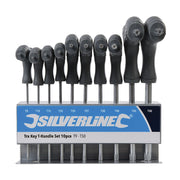 Silverline Trx Key T-Handle Set 10pce T9 - T50 328015 Silverline  - Dynamic Drive