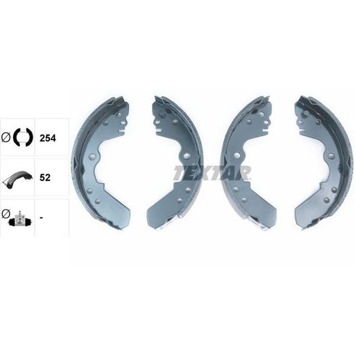 Textar Brake Shoe Set Axle Kit 91045100