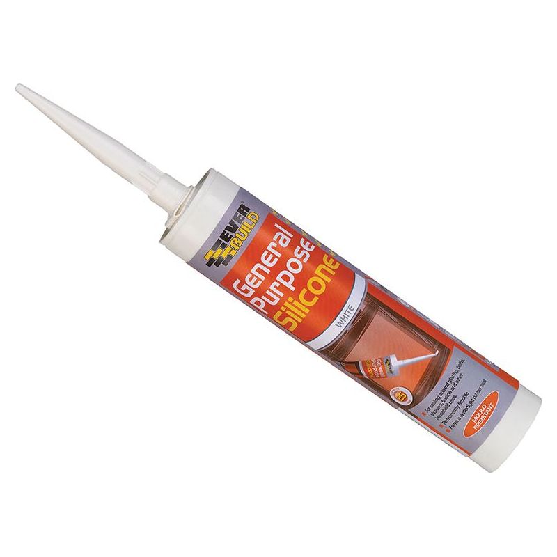 Everbuild Sika General Purpose Silicone Brown 280ml Everbuild Sika - Dynamic Drive