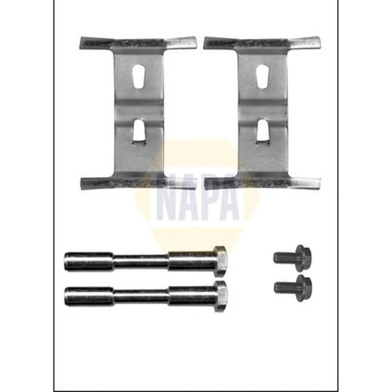 NAPA Brake Pad Accessory Fitting Kit Front fits Audi Q7 2006-2015 3.0 3.6 4.2