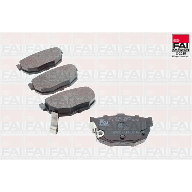 FAI Rear Brake Pad Set fits Hyundai Coupe I 1996-2002 1.6 2.0