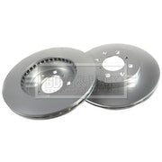 Borg & Beck Front & Rear Brake Discs & Pads fits Honda Civic VII 2001-2005