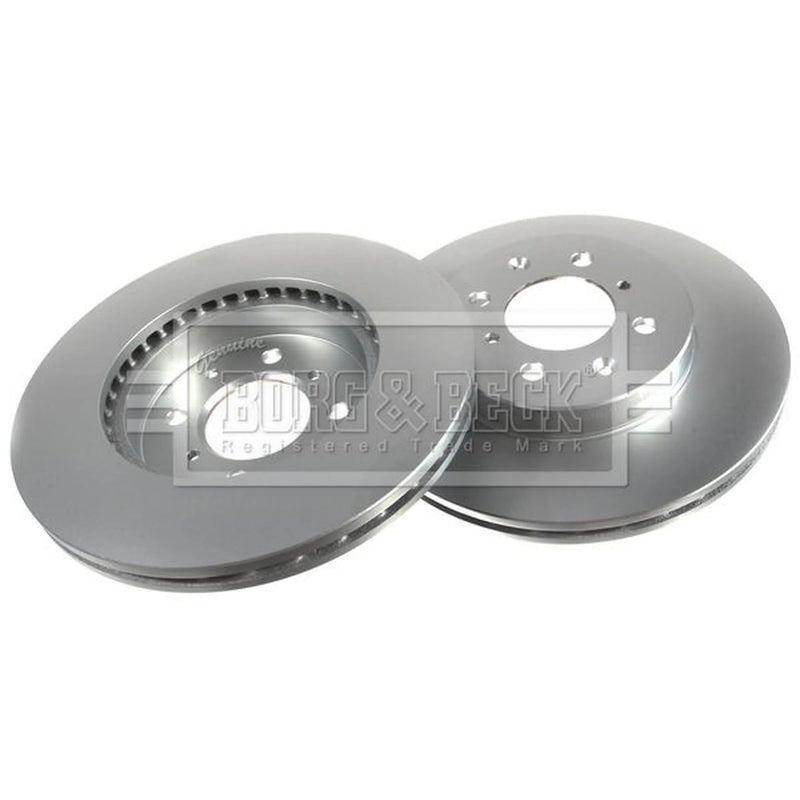 Borg & Beck Front & Rear Brake Discs & Pads fits Honda Civic VI Fastback
