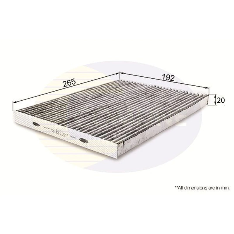 Comline Cabin Air Filter (Pollen Filter) fits Nissan Qashqai I 2006-2013