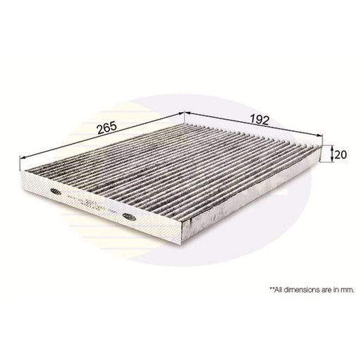 Comline Cabin Air Filter (Pollen Filter) fits Nissan Qashqai I 2006-2013