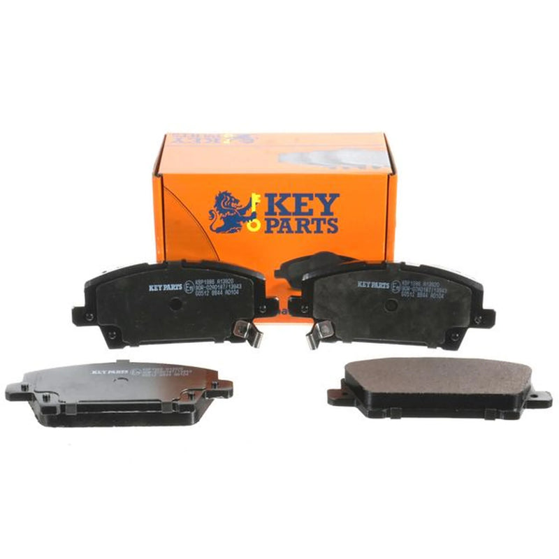 Key Parts Front Brake Pad Set fits Honda Civic VIII 2005-2012 1.4 1.6 1.8 2.2