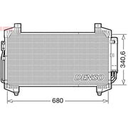 Denso Air Conditioning Condenser DCN45014