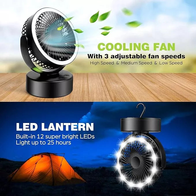 Camptech Luna 2 In 1 LED Light & Fan Camptech - Dynamic Drive
