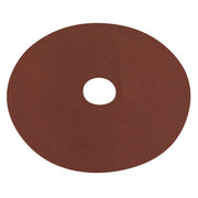 Sealey Fibre Backed Disc125mm 80Grit Pack of 25 WSD580 Sealey - Dynamic Drive