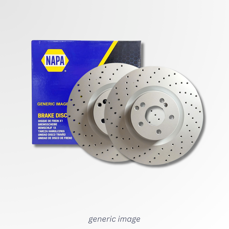 NAPA 2 x Rear / Brake Discs NBD6038