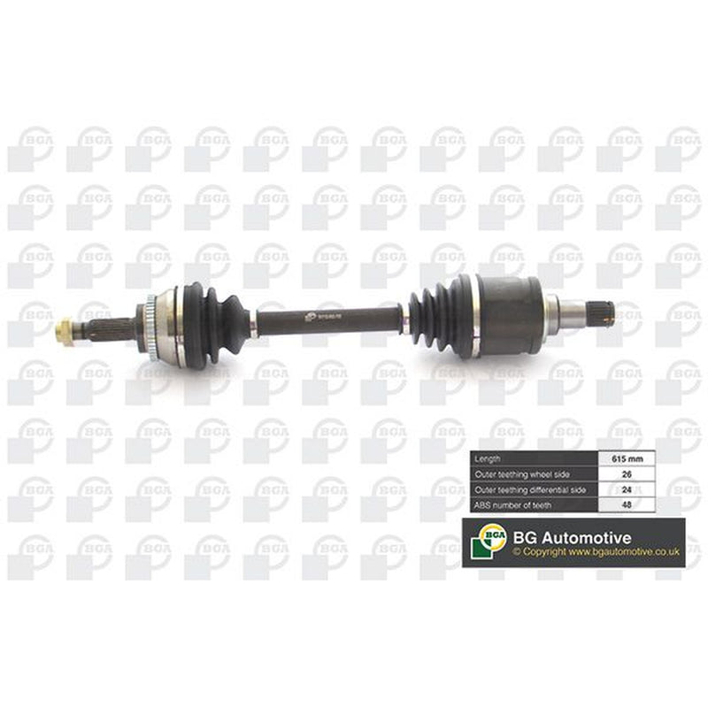 BGA CV Drive Shaft Driveshaft Front Left fits Toyota Avensis 2003-2008 2.0