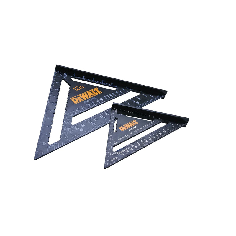 XMS DEWALT 175mm (7in) & 300mm (12in) Rafter Square Twin Pack