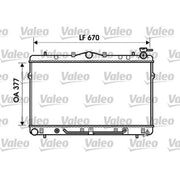 Valeo Engine Radiator 734258
