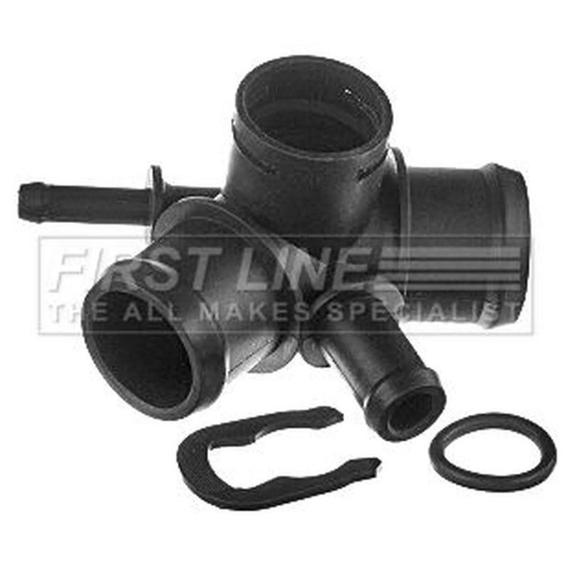 First Line Coolant Flange Housing Connector fits Audi A3 1996-2003 1.6