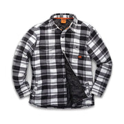 Scruffs Worker Padded Checked Shirt Black/White M Scruffs - Dynamic Drive