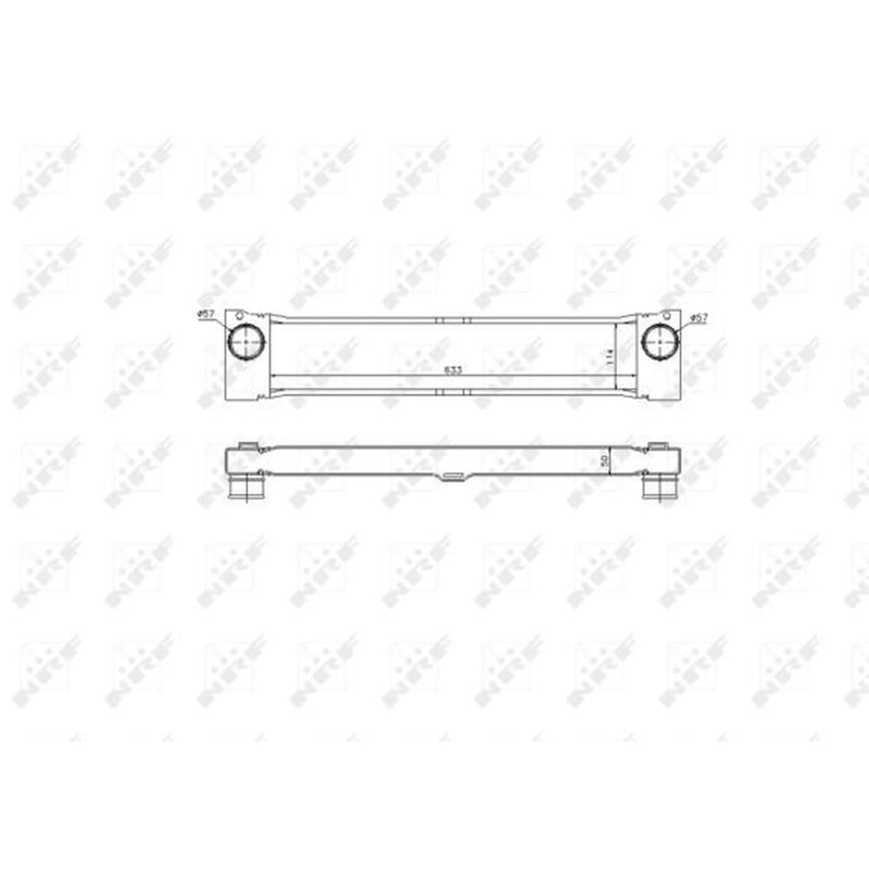 NRF Intercooler (Charge Air Cooler) 30902