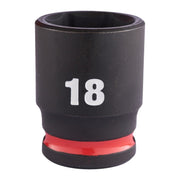 Milwaukee 18mm 3/8 Impact Socket Std-1Pc New 4932480275 Milwaukee - Dynamic Drive
