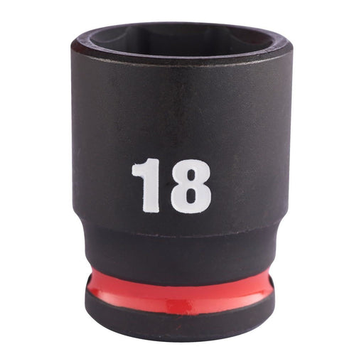 Milwaukee 18mm 3/8 Impact Socket Std-1Pc New 4932480275 Milwaukee - Dynamic Drive