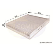 Comline Cabin Air Filter (Pollen Filter) EKF329