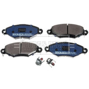 Borg & Beck Front & Rear Brake Discs & Pads fits Peugeot 206 Sw 2002-2007 1.4