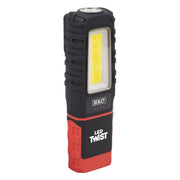Sealey LED Twist Rechargeable Inspection Light 5W COB & 1W SMD LED601 Sealey - Dynamic Drive