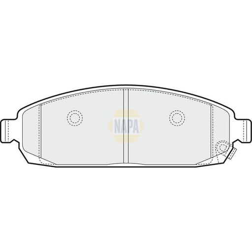NAPA Front Brake Pad Set NBP1745