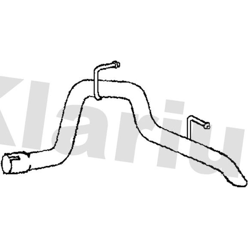 Klarius Exhaust Pipe OD fits VW Crafter 30-50 Platform/Chassis 2006-2013 2.5