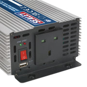 Sealey Power Inverter Pure Sine Wave 1000W 12V DC 230V ~ 50Hz PSI1000 Sealey - Dynamic Drive
