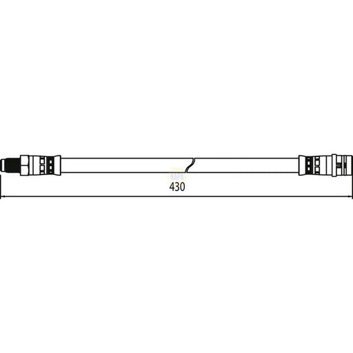 NAPA Brake Hydraulic Hose Line Front NBH1337