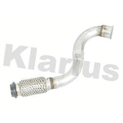 Klarius Exhaust Pipe OD fits Citroën Berlingo Box Body/Mpv 2009-2018 1.6